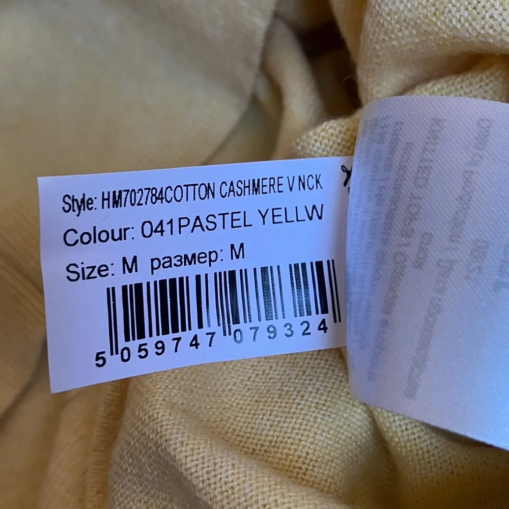 Hackett cotton cashmere v-neck sweater
